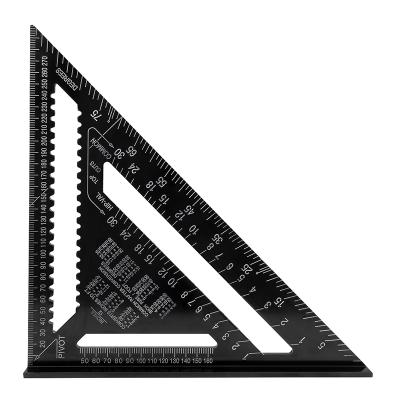 Speedvinkel 0-90º i aluminum 305x305 mm med sort-oxideret finish